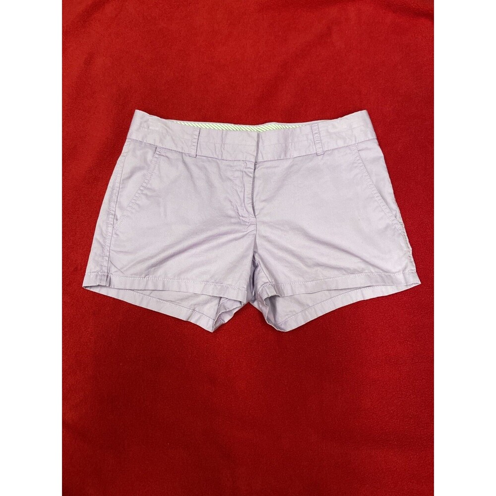 PASTEL PURPLE Jcrew Lavender Shorts 100% Cotton Size 0 Women’s